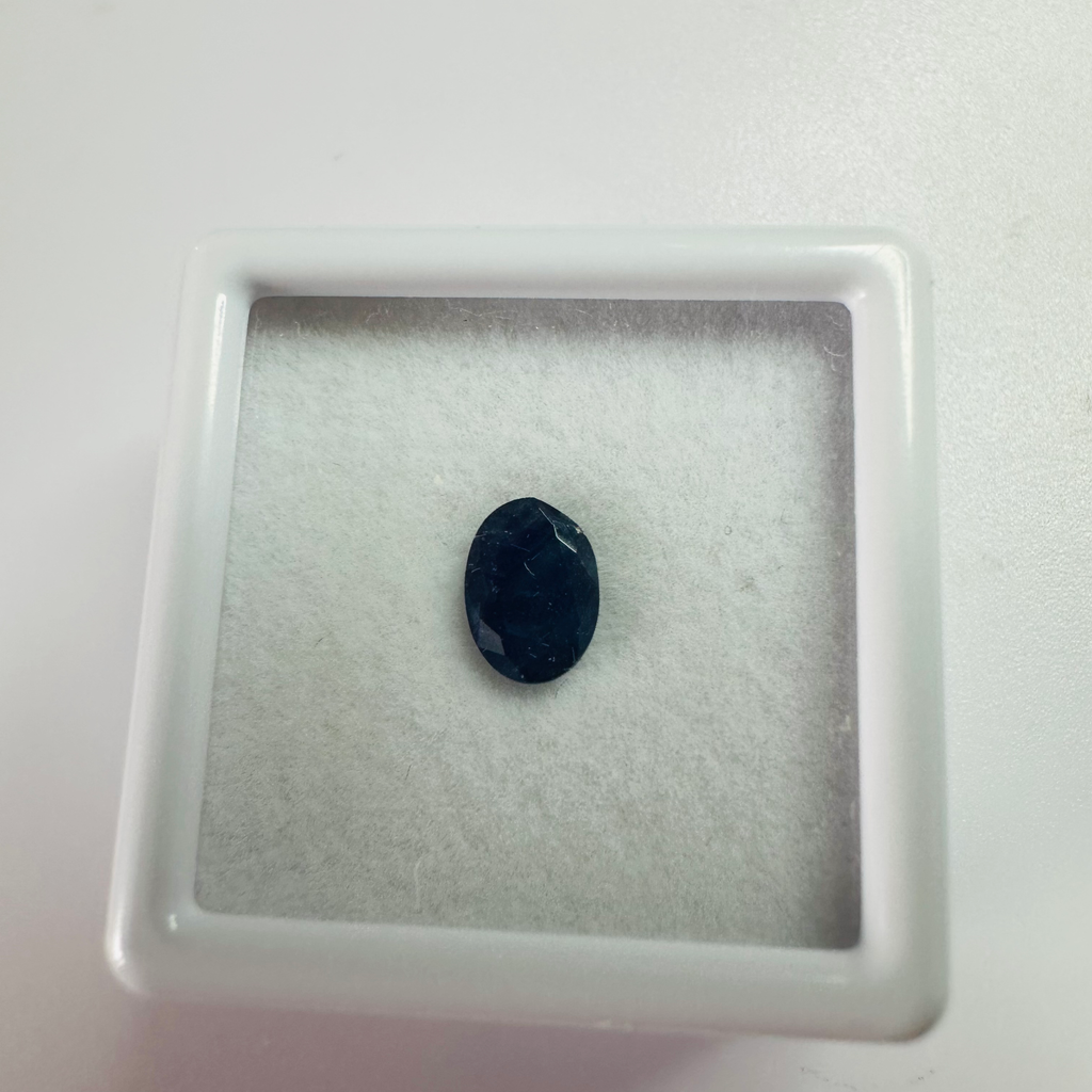 BURMA BLUE SAPPHIRE OVAL 7MMX5MM 1.13CTS image 2