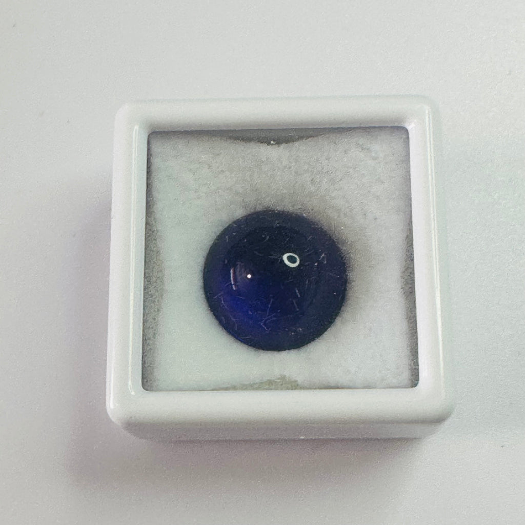 AMETHYST CAB ROUND  13MM  9.43CTS GOOD COLOUR image 3