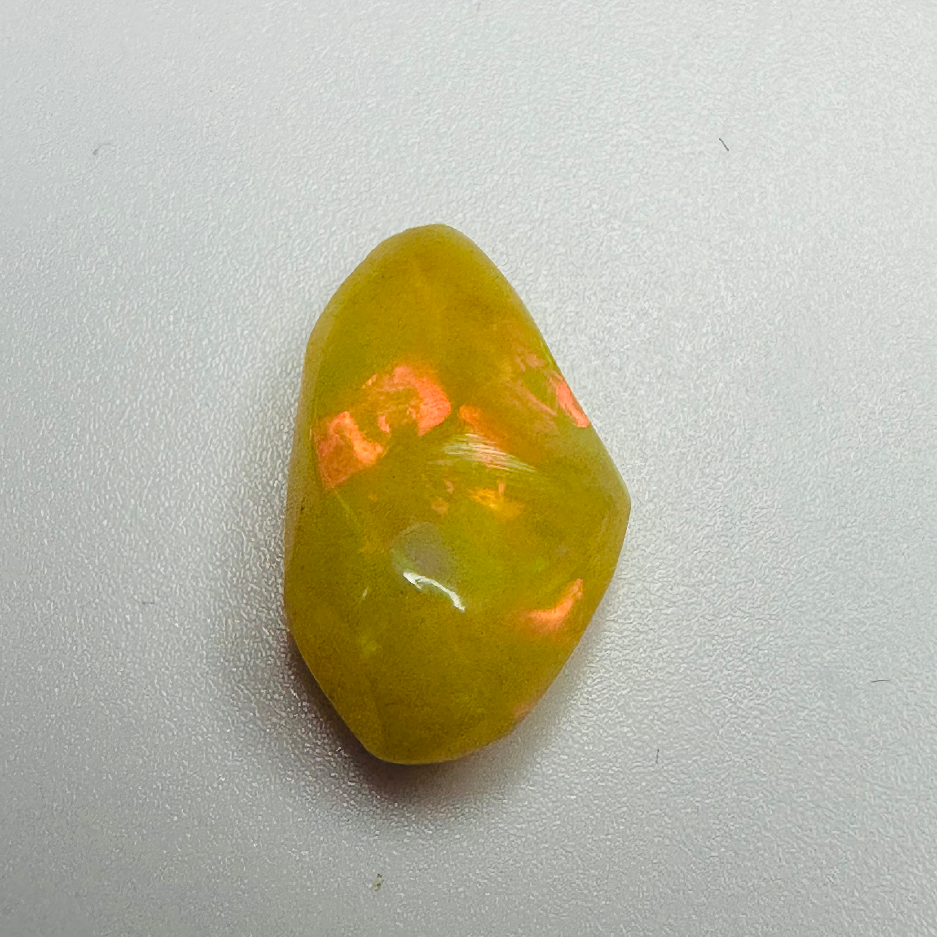 FIRE OPAL ORANGE FREE FORM  17MMx10MM  4.04CTS image 0