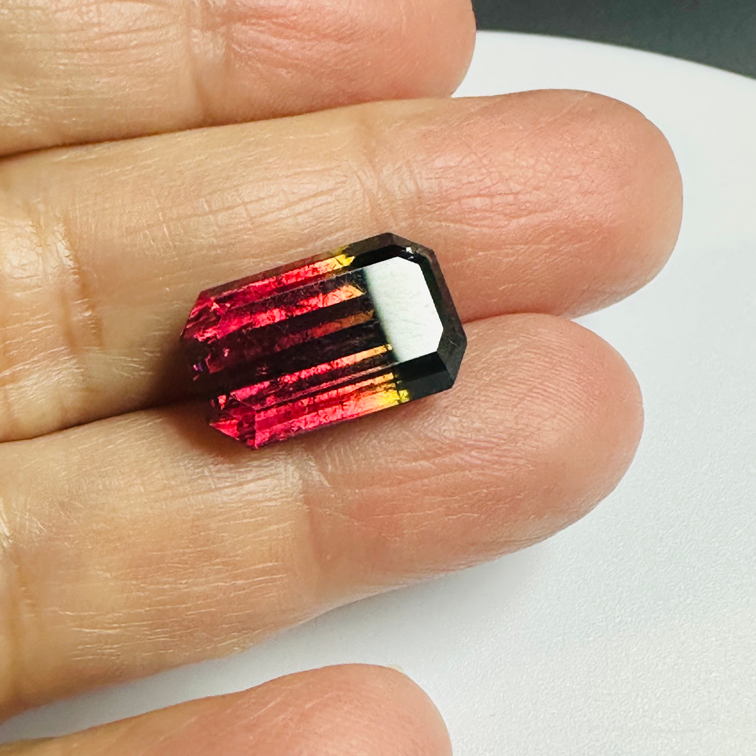 TOURMALINE WATERMELON 16MMX10MM  14.27CTS image 7