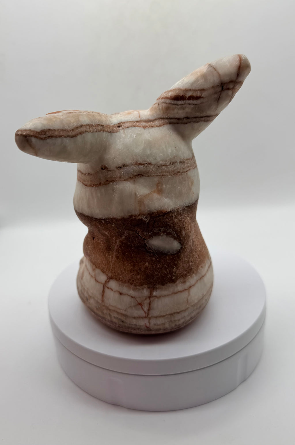 Banded Calcite Pokemon Pikachu Carving 14cm high 1.25kg image 2
