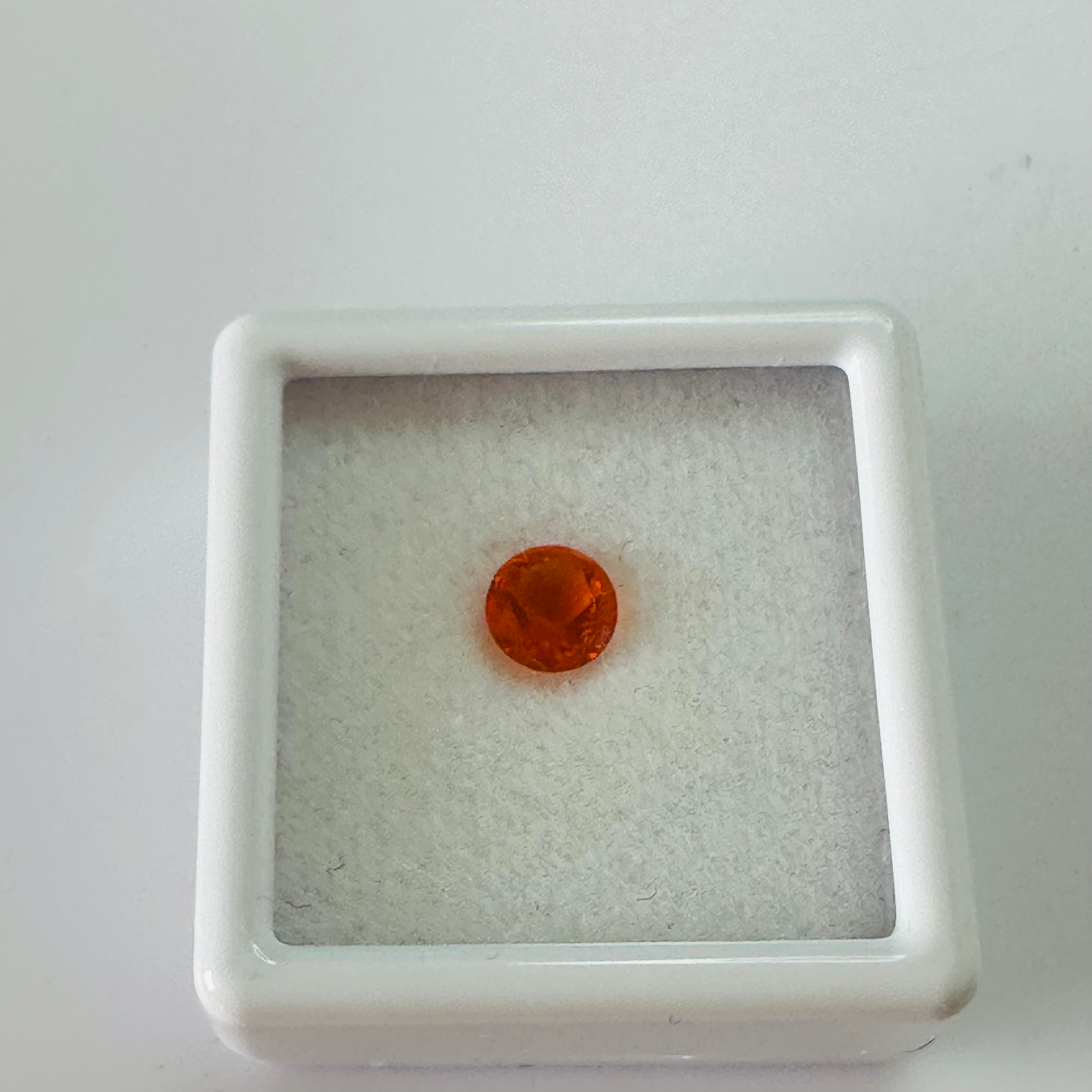 FIRE OPAL ROUND 5.3MM ROUND  0.37CTS image 2