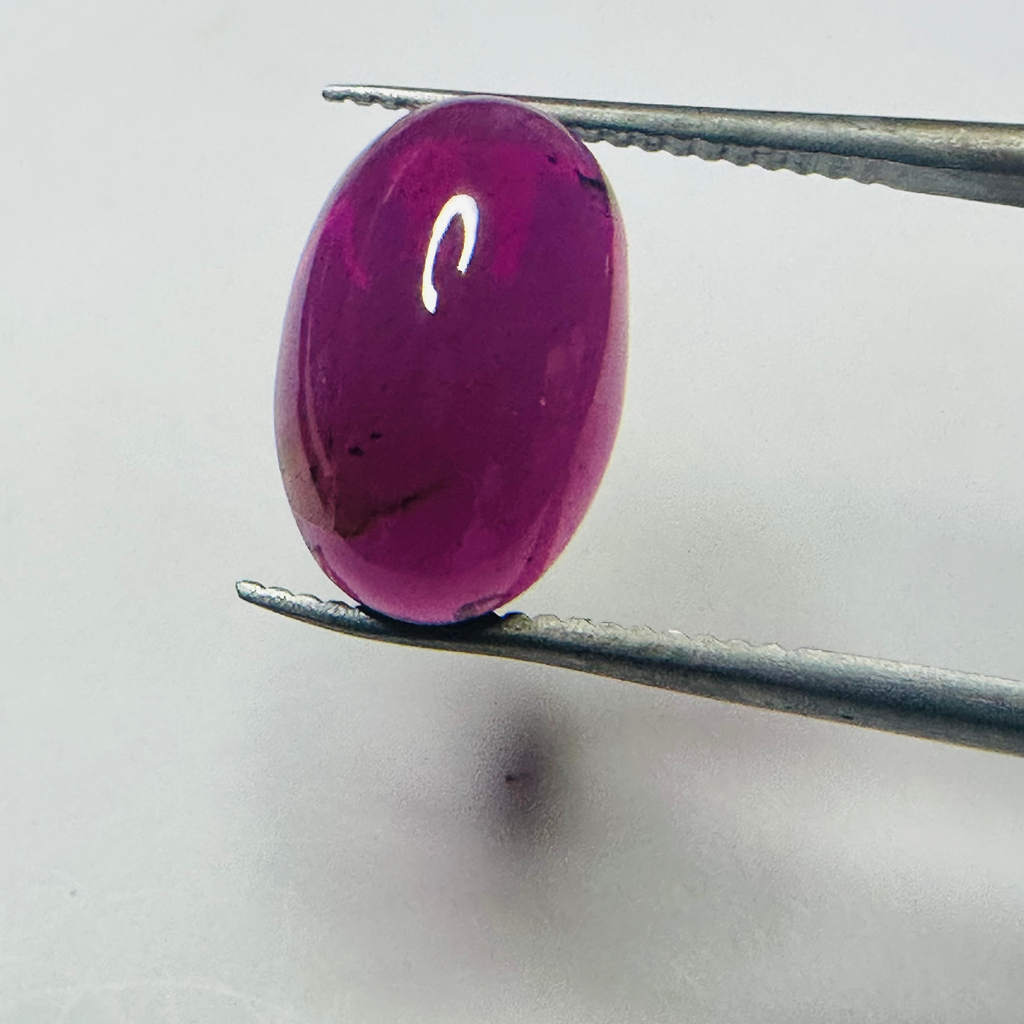 GARNET OVAL CAB 14.5MMX9MM  6.87CTS image 1
