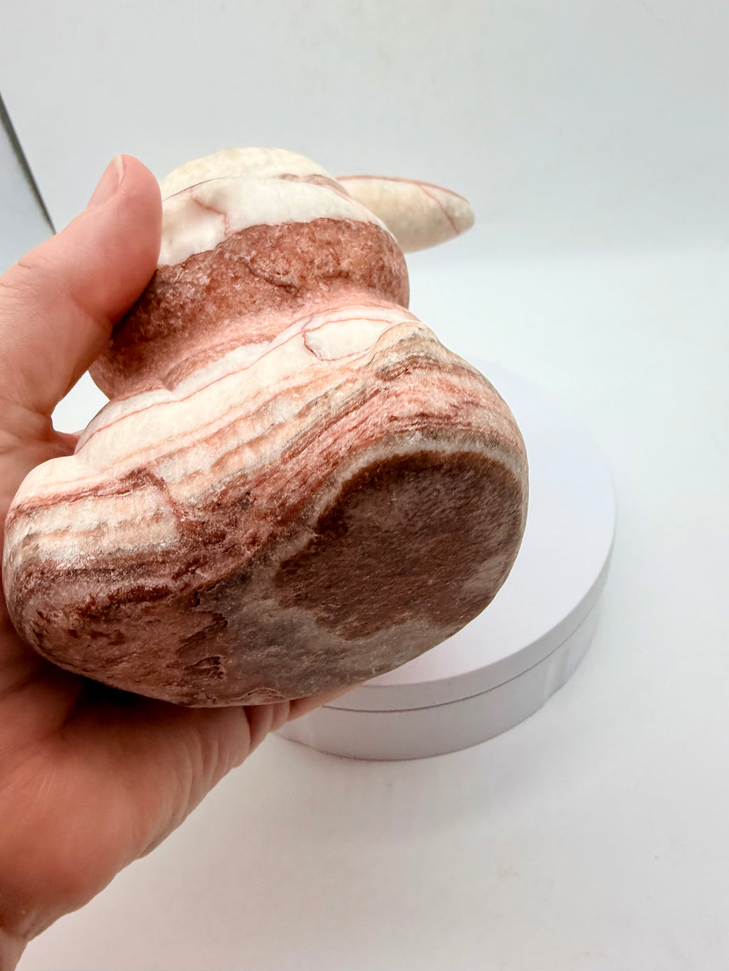 Banded Calcite Pokemon Pikachu Carving 14cm high 1.25kg image 8