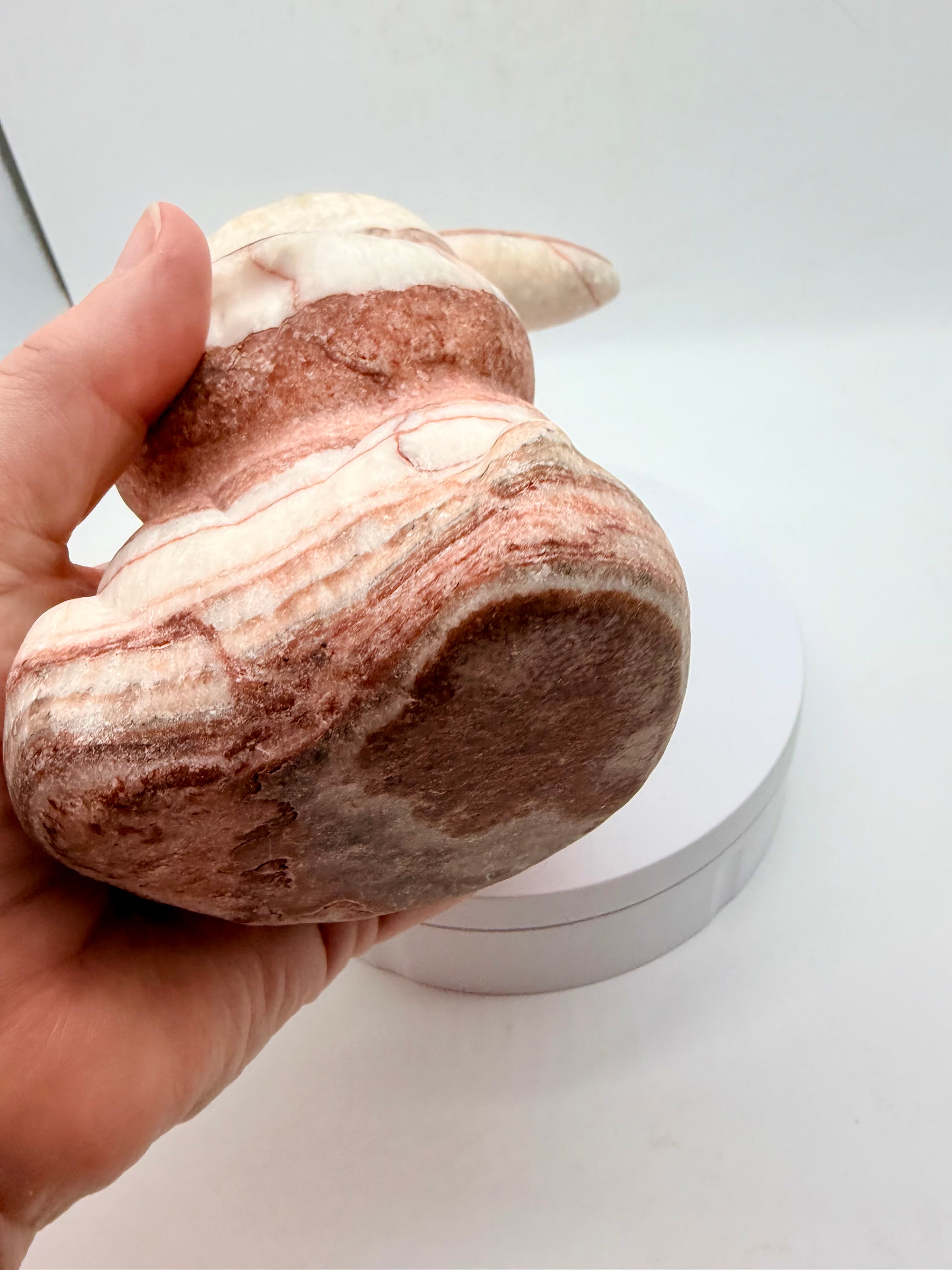 Banded Calcite Pokemon Pikachu Carving 14cm high 1.25kg image 8