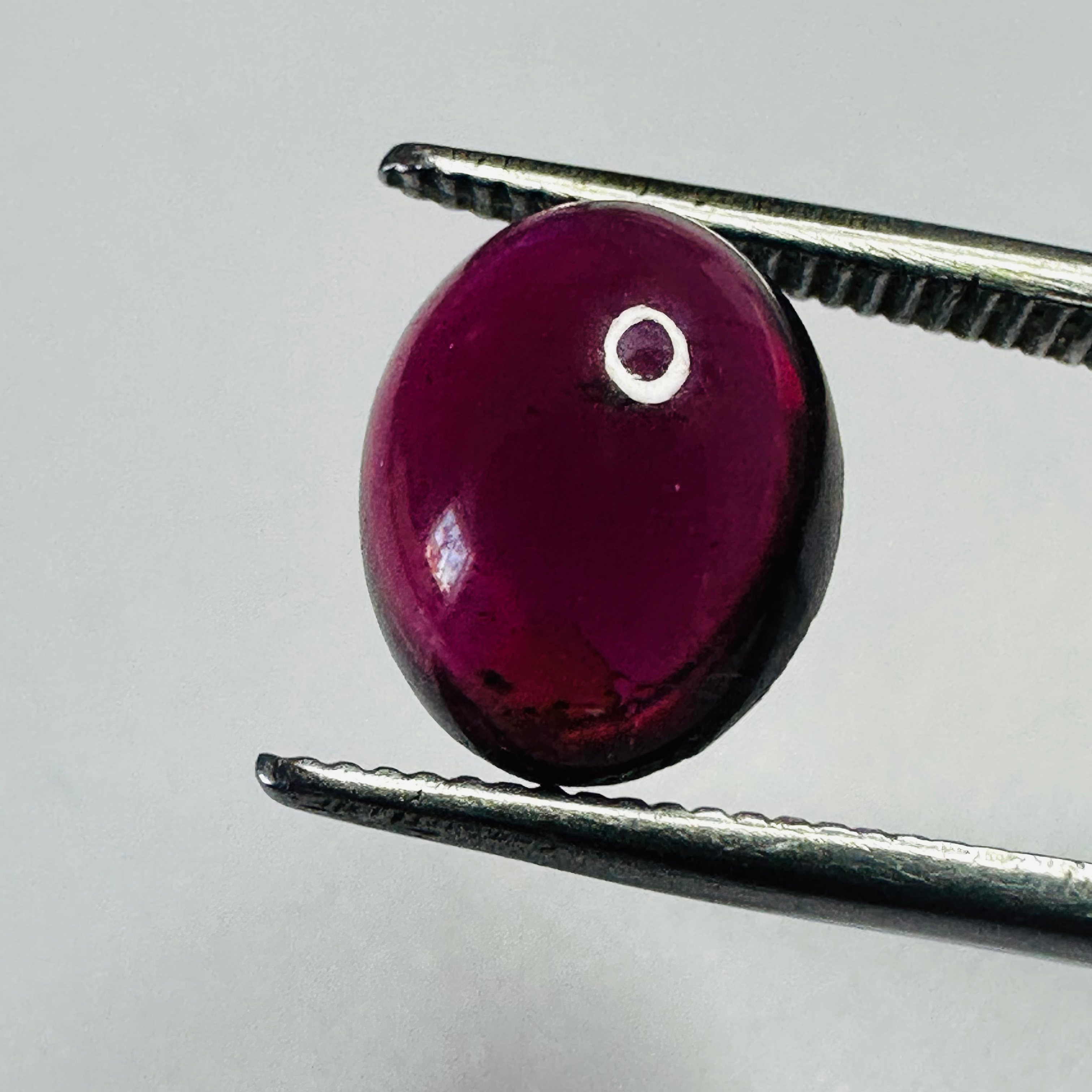 GARNET OVAL CAB  10MMX8MM 3.31CTS image 2