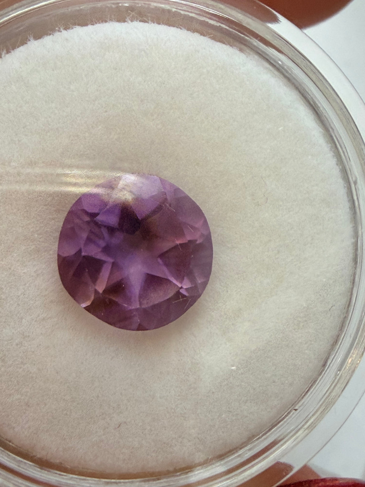Amethyst Striped Round 8.5mm 2.38ct