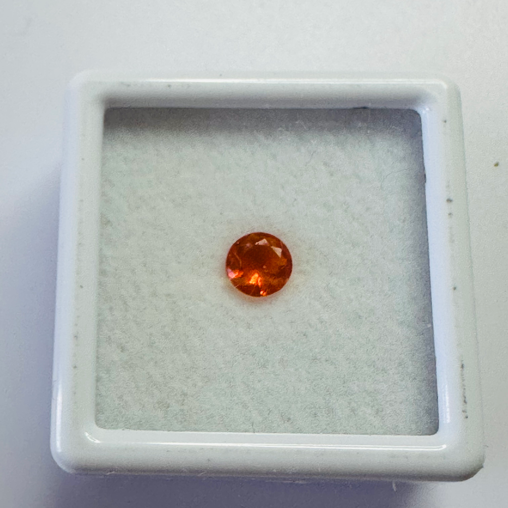 FIRE OPAL ROUND 4.8MM ROUND  0.23CTS image 1