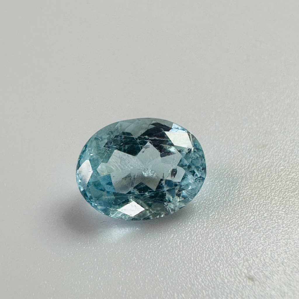 AQUAMARINE OVAL 9MMXMM 1.70CTS image 1
