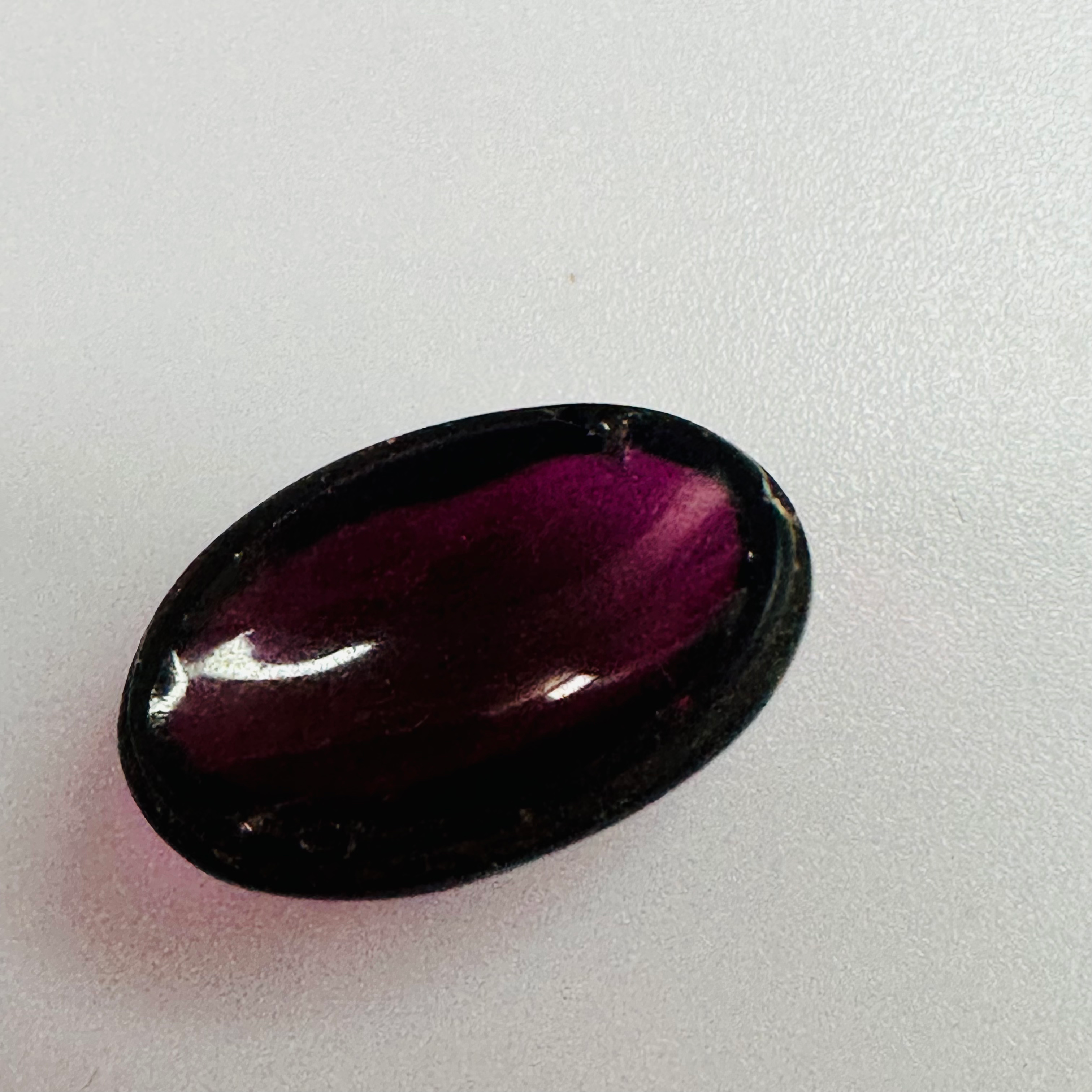 GARNET OVAL CAB 14.5MMX9MM  6.87CTS image 4