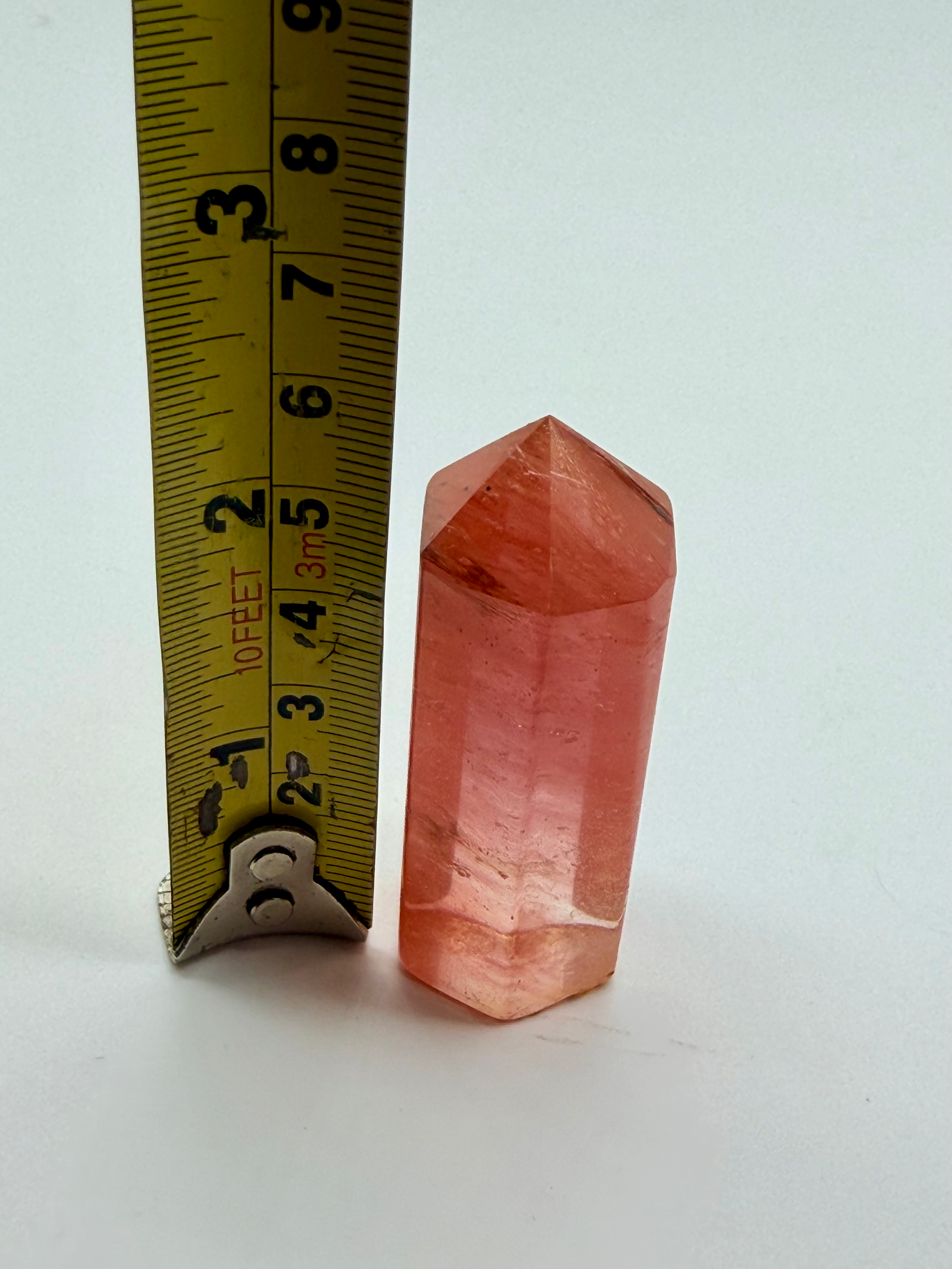 Cherry quartz Tower 5cm high 34g image 3
