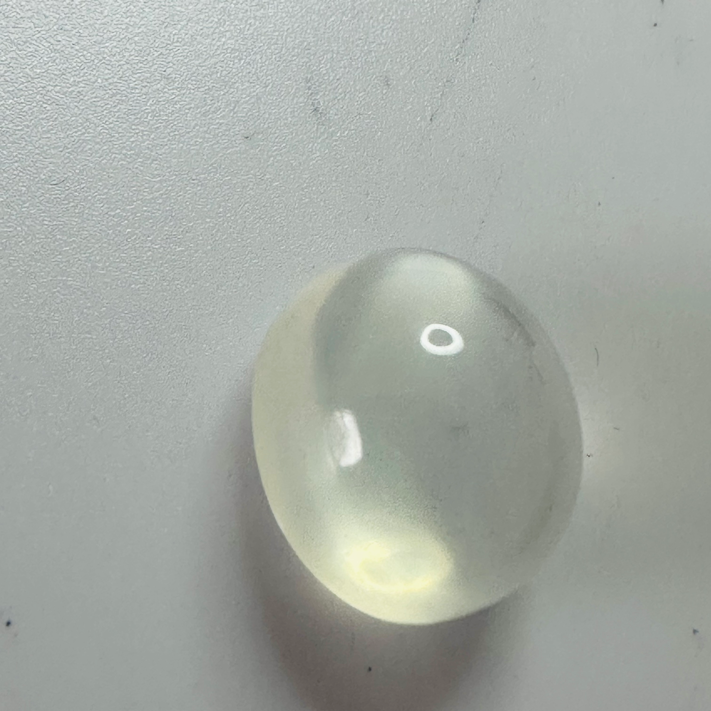 Moonstone  white moon oval 14.4x11.9mm  11.89cts image 2