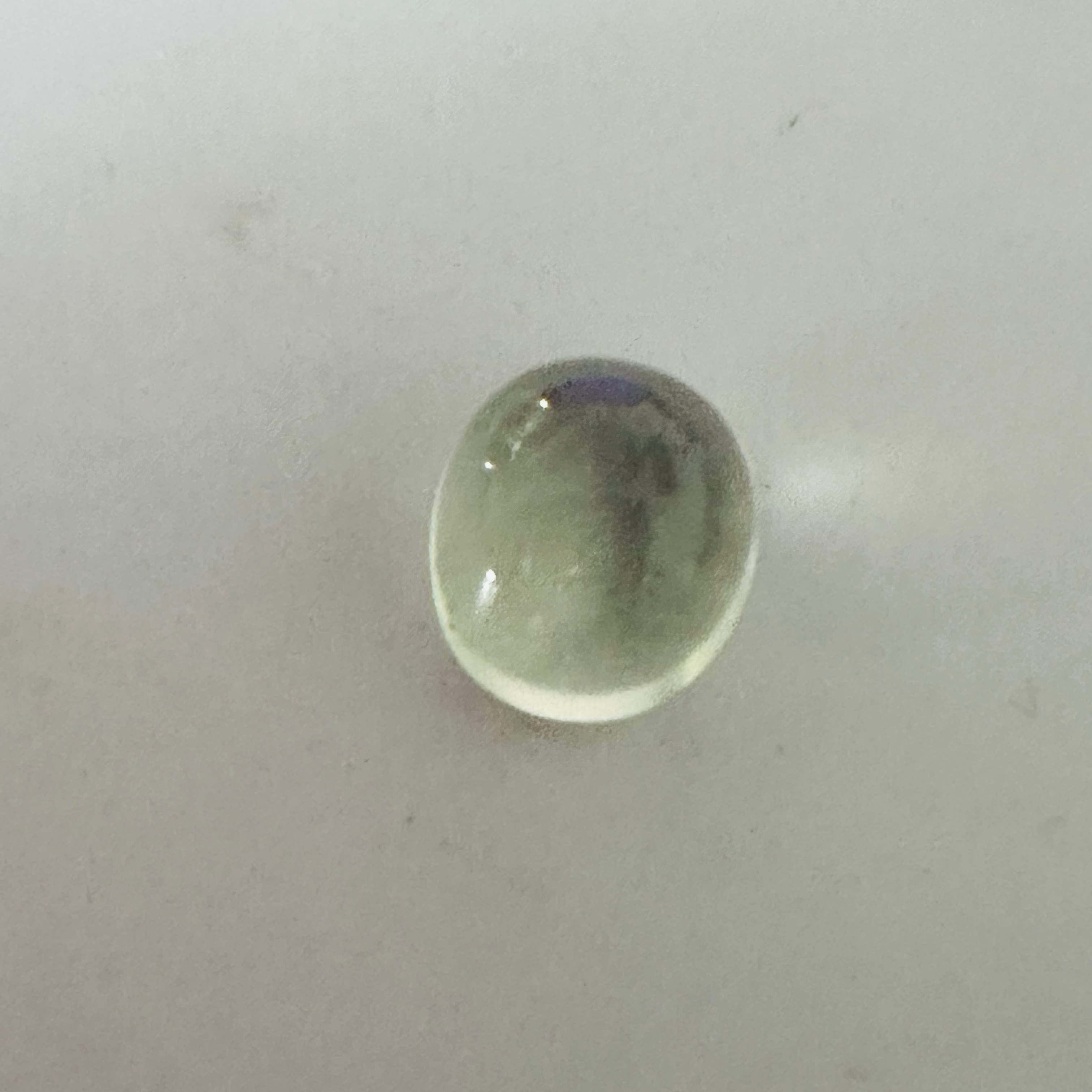 Moonstone  white moon oval 10.3mmx9.3mm  4.09cts image 7