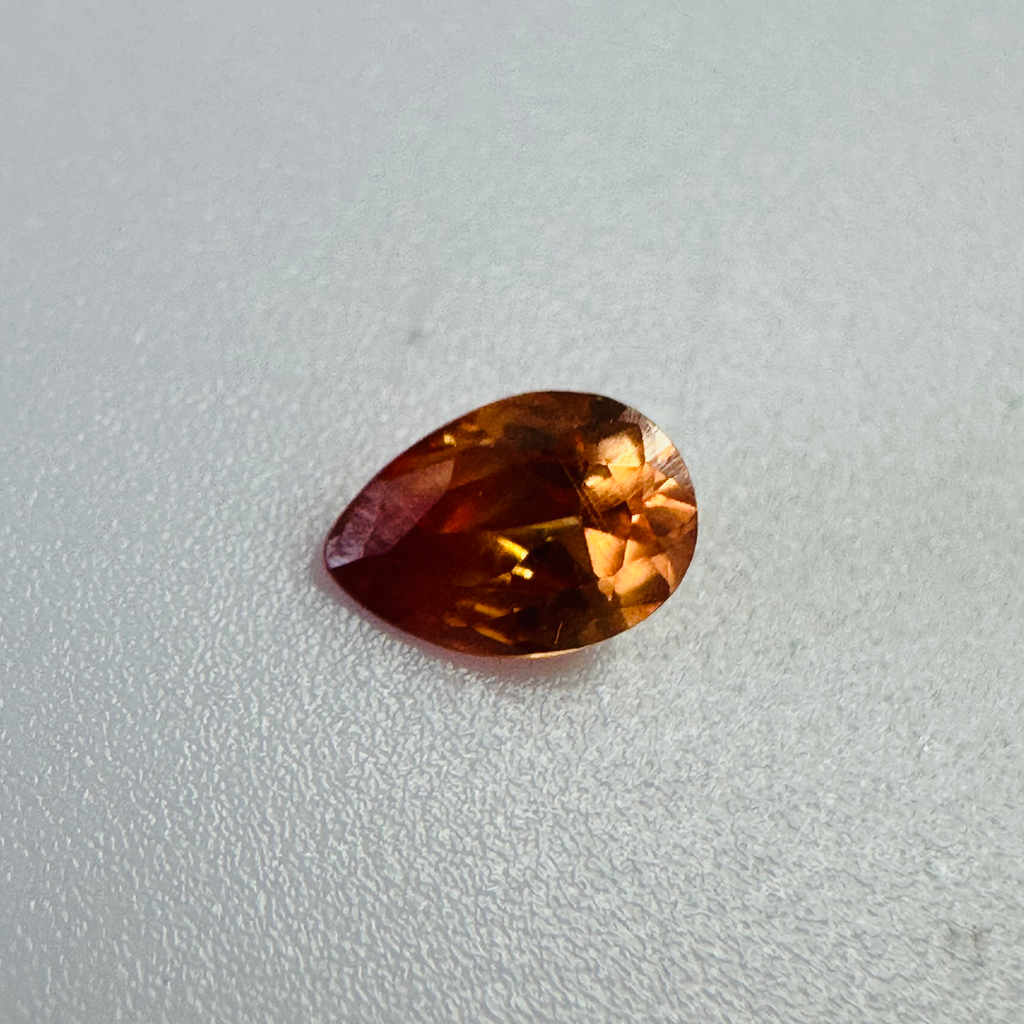 PADPARDSCHA  SAPPHIRE OVAL 5.6MM X  4MM 0.58CT image 0