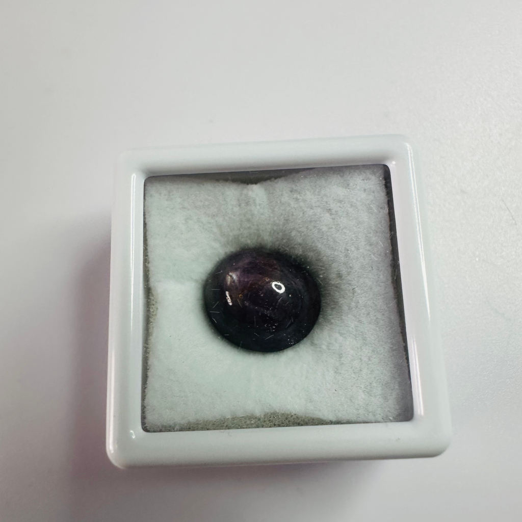 STAR SAPPHIRE PURPLE OVAL  12MMX10MM 9.82CTS image 1