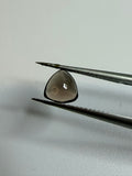 Natural Smoky Quartz | Trillion Cabochon | 6mm x 6mm | Loose Gemstone