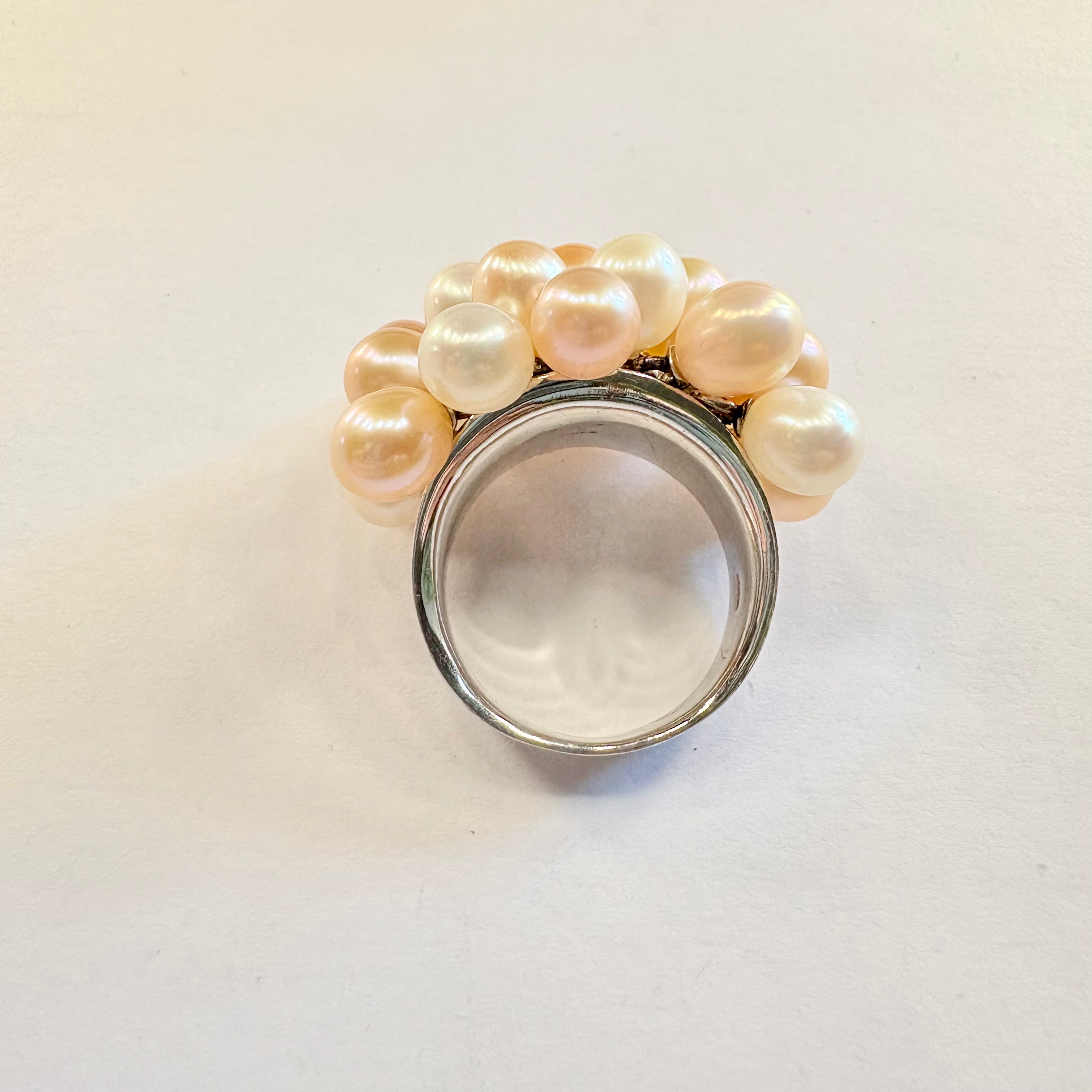 Sterling Silver Pearl Ring P1/2 image 2