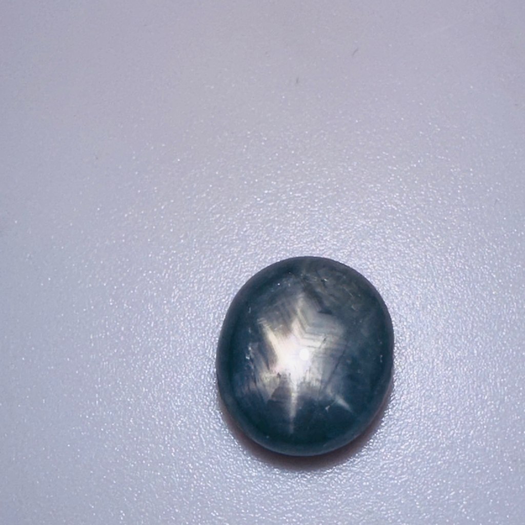 BLUE  STAR SAPPHIRE 10.4MMX9.2MM 6.61CTS image 1