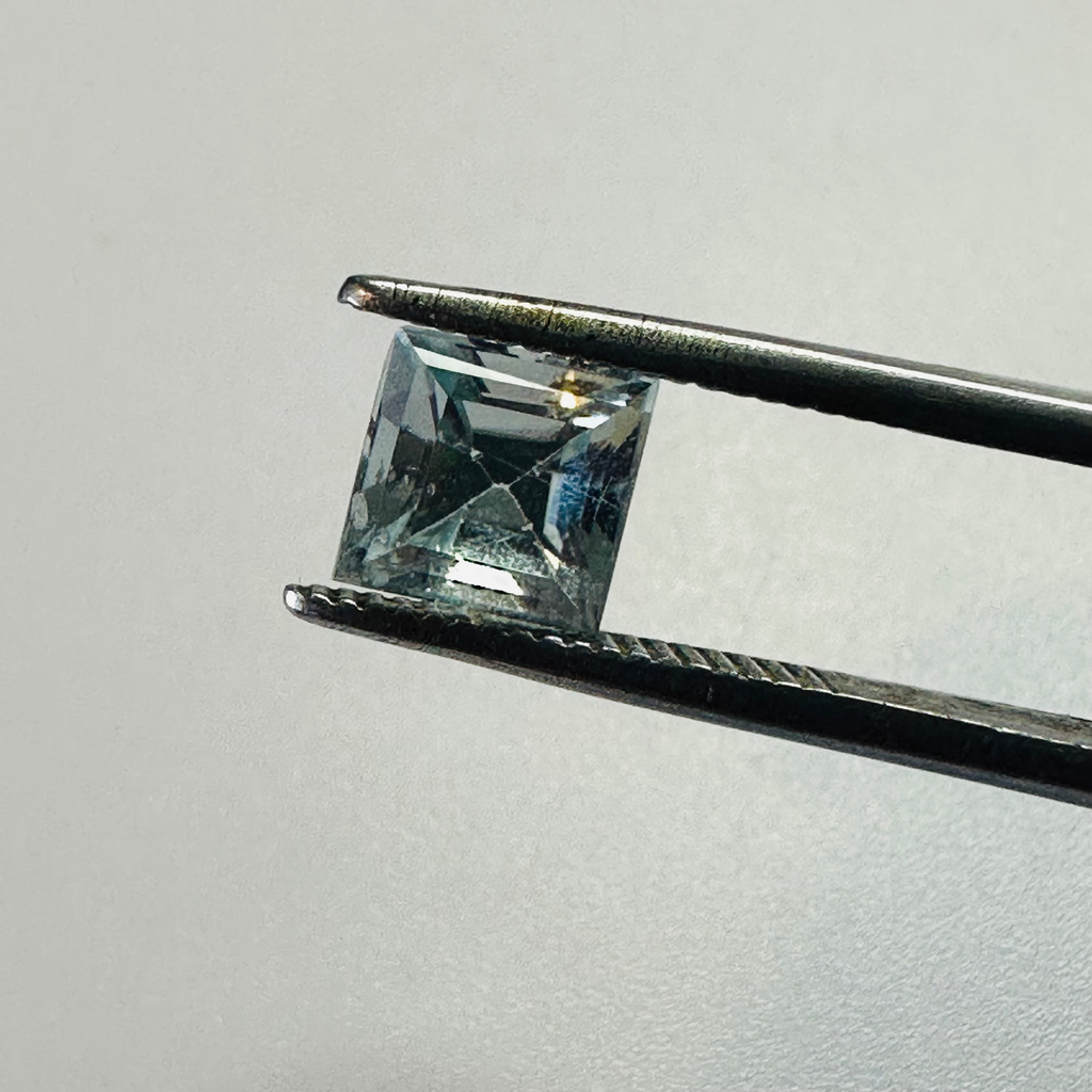AQUAMARINE SQUARE  6MMX6MM 1.20CTS image 1