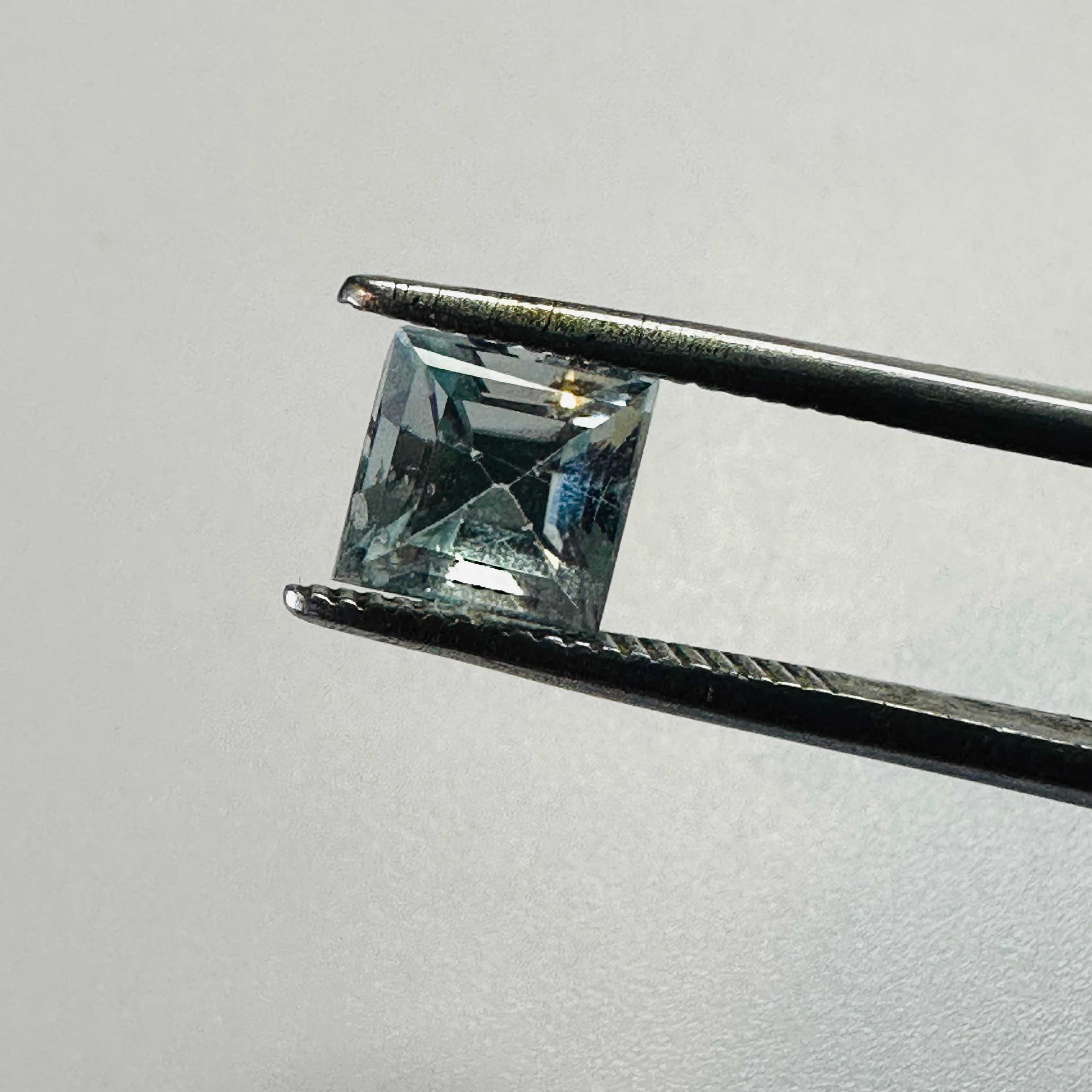 AQUAMARINE SQUARE  6MMX6MM 1.20CTS image 1