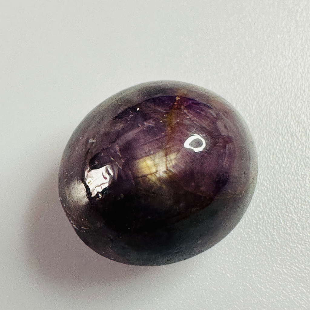 STAR SAPPHIRE PURPLE OVAL  12MMX10MM 9.82CTS image 2