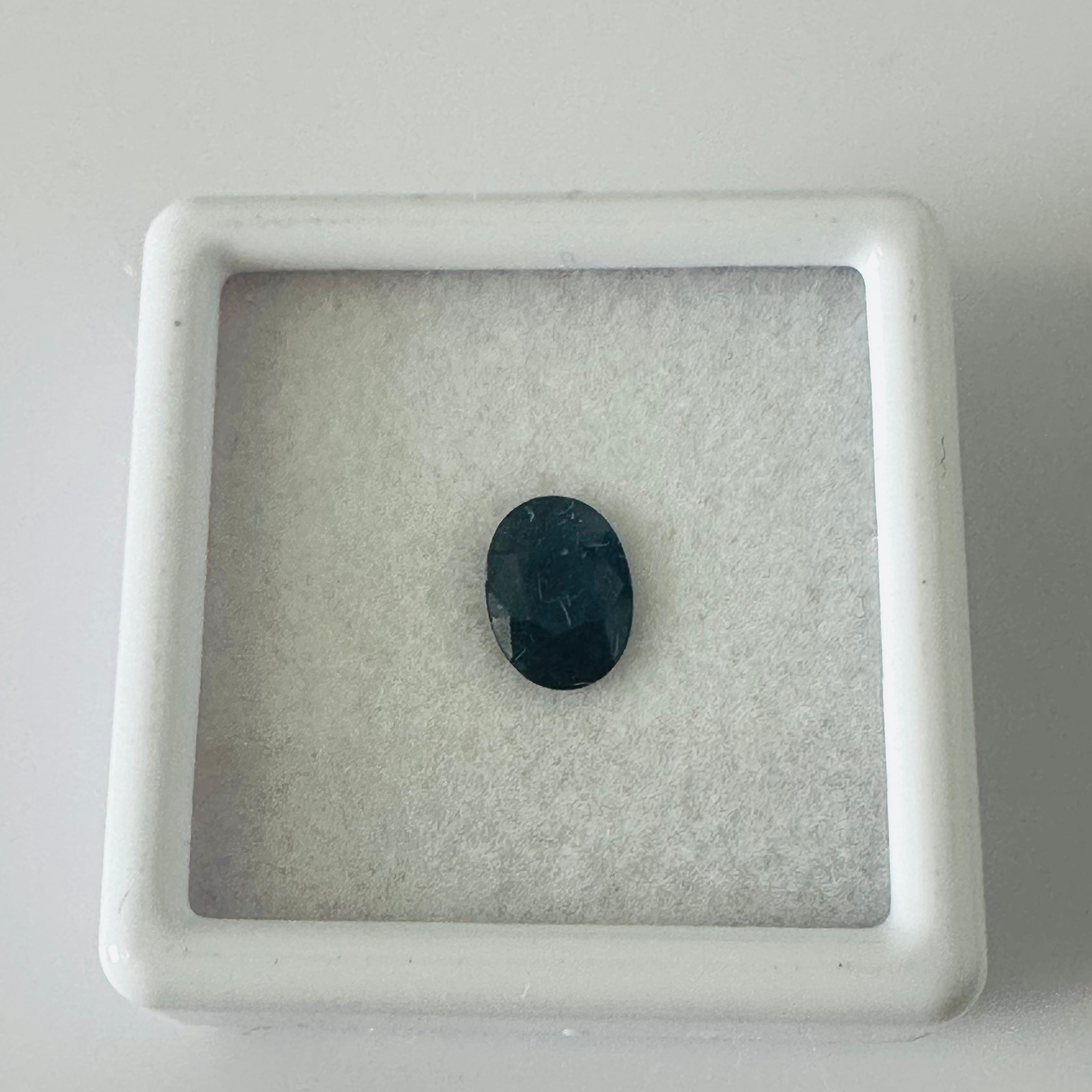 BURMA BLUE SAPPHIRE OVAL 6.8MM X 5MM 0.78CTS image 1