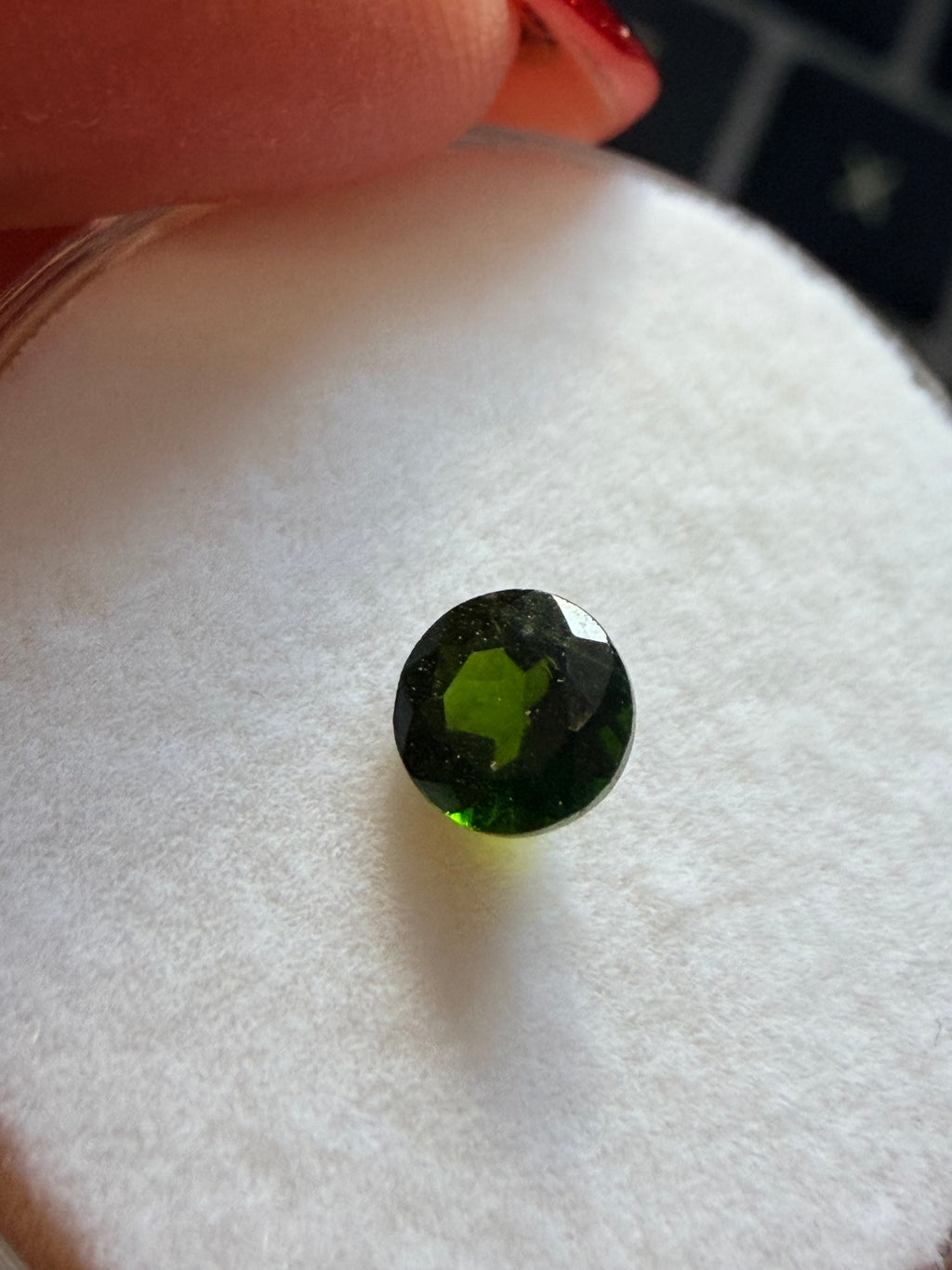 Tourmaline Chrome Round 4.5mm 0.42ct