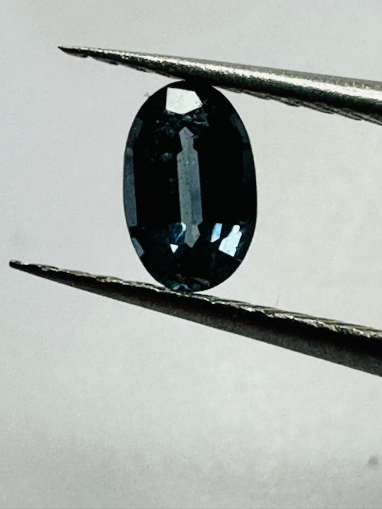 Blue spinel oval 5x3 0.28cts image 1