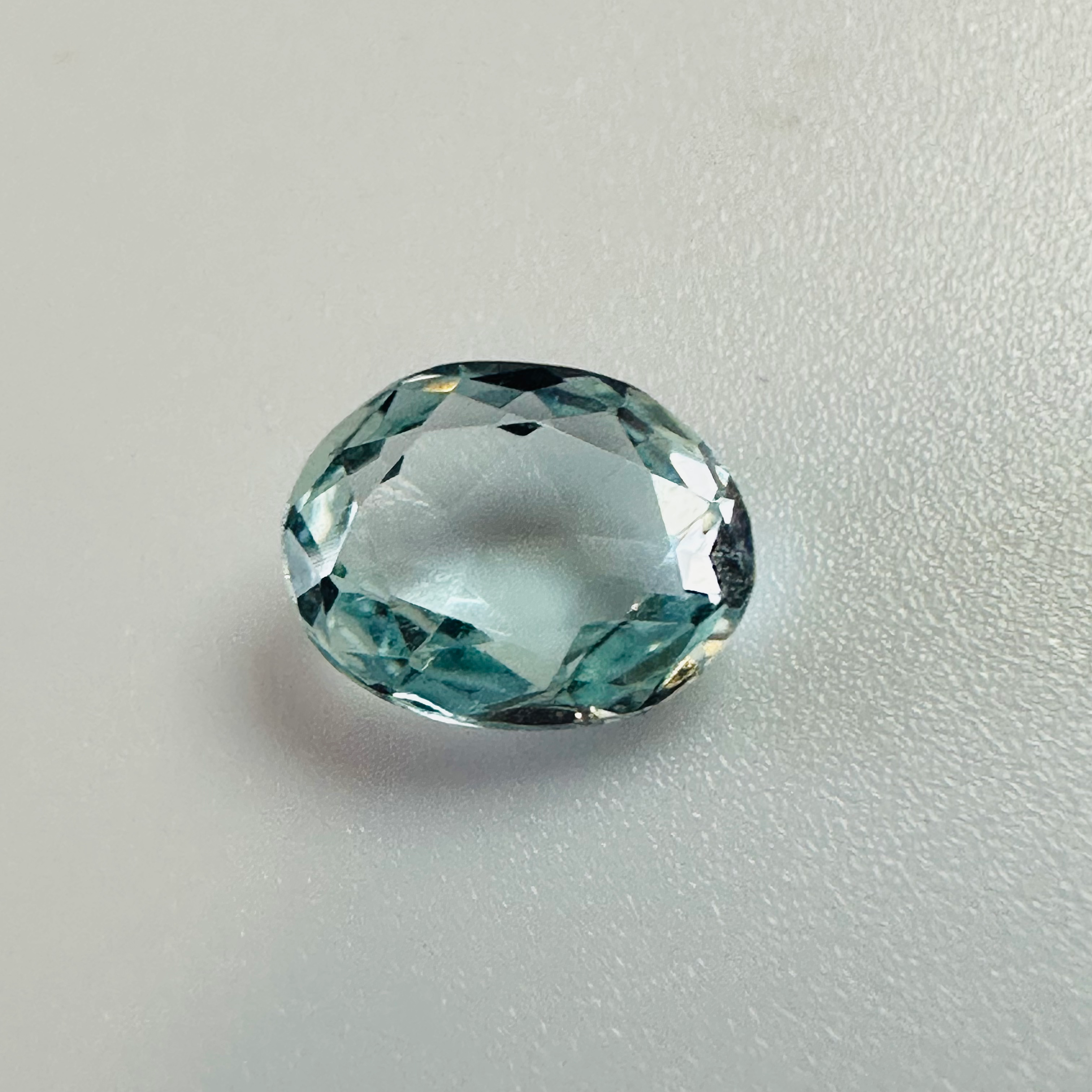 AQUAMARINE OVAL 8MMX6MM 1.12CTS image 3