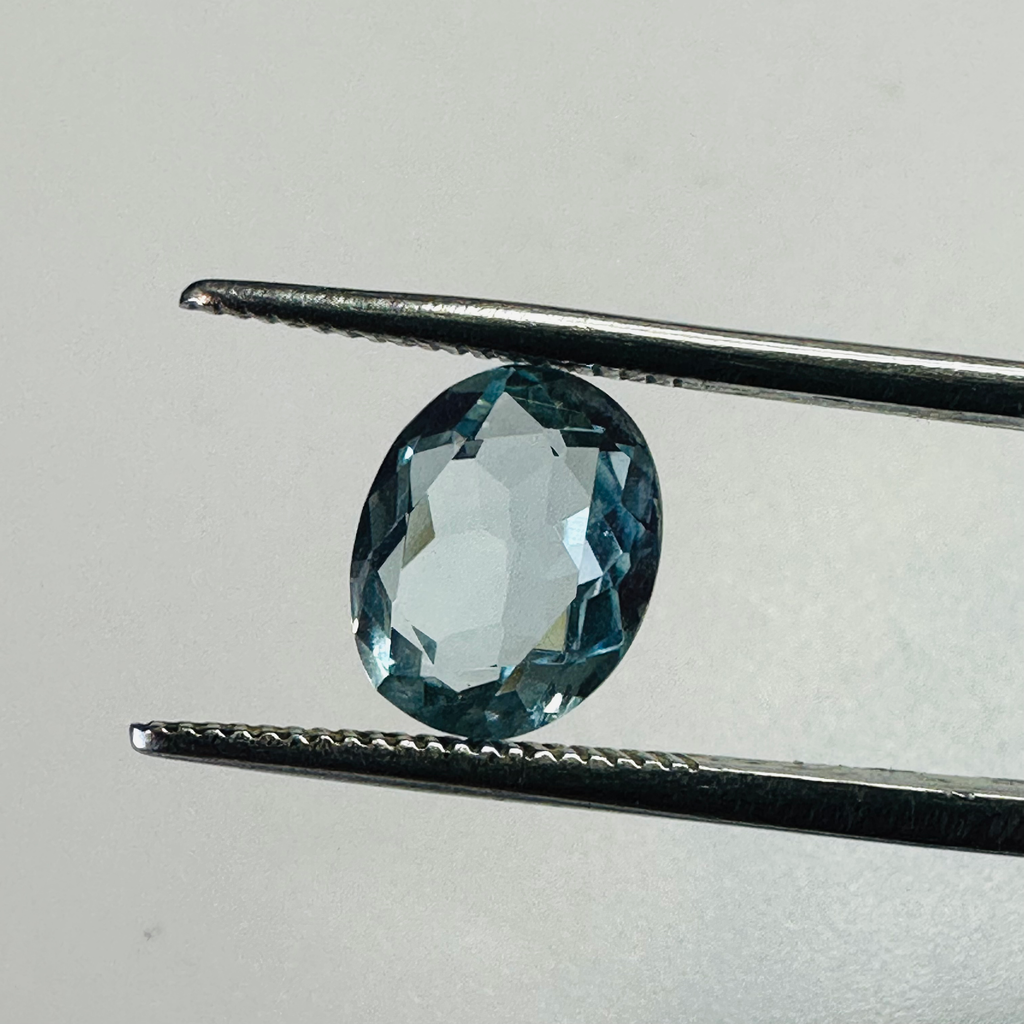 AQUAMARINE OVAL 9MMX7MM 1.66CTS image 2