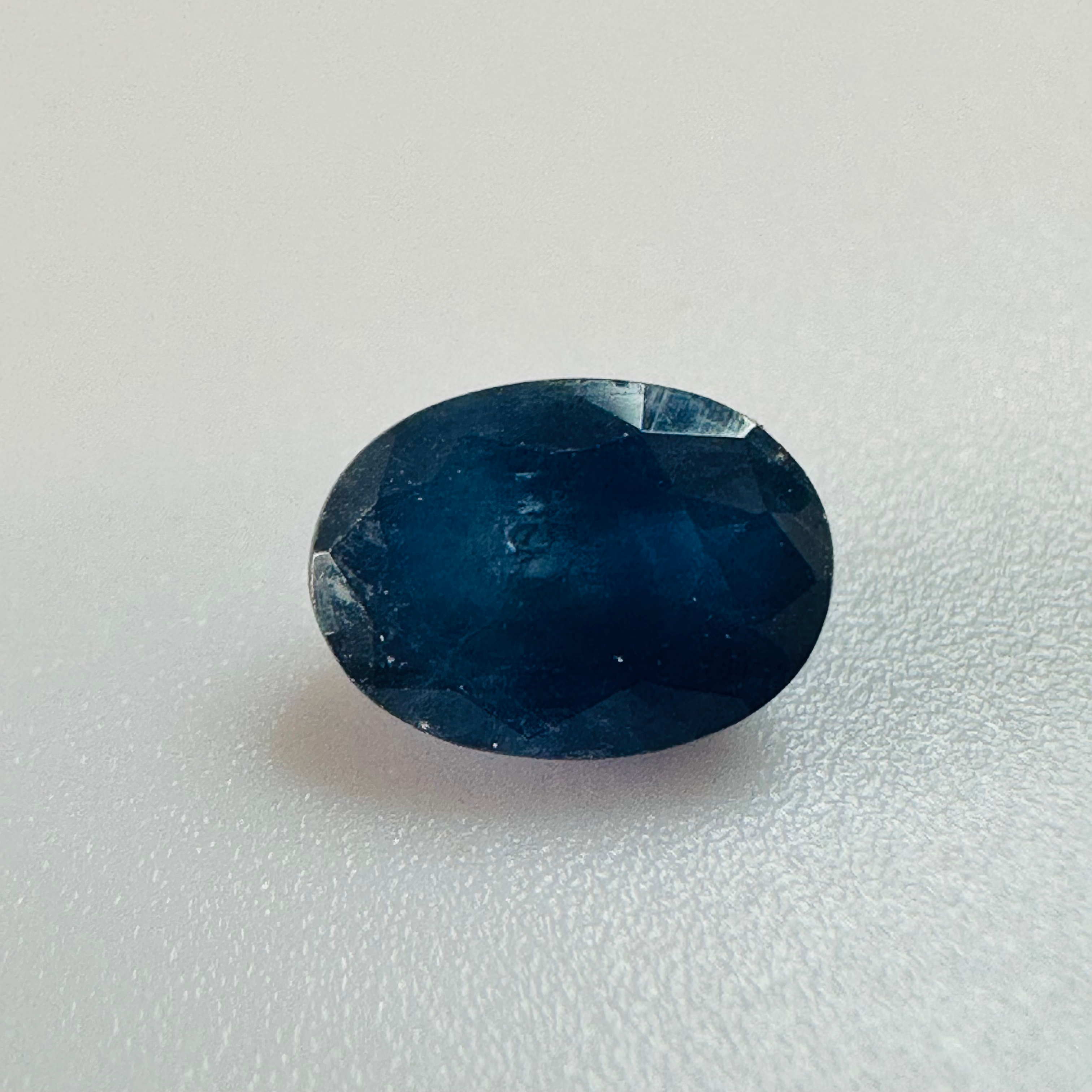 BURMA BLUE SAPPHIRE OVAL 7MM X5MM 1.17CTS image 2