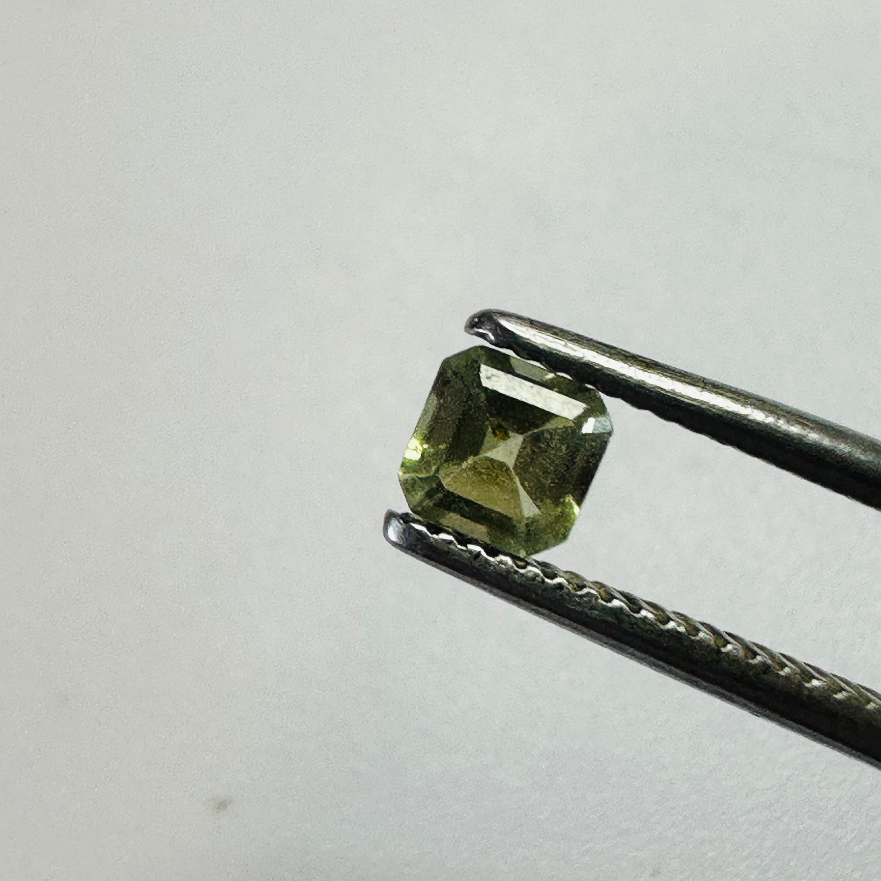 TOURMALINE YELLOW SQ 3.9MMX3.9MM  0.27CTS image 1