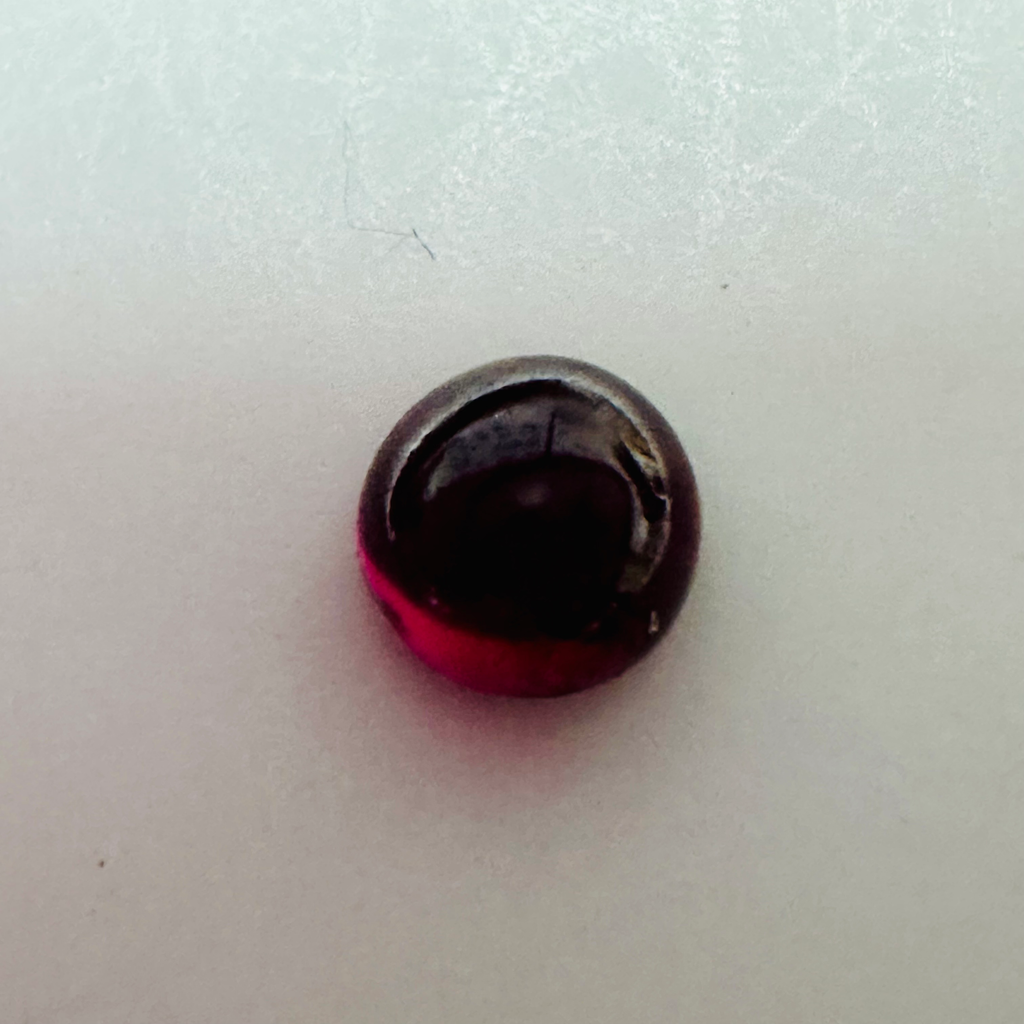 GARNET ROUND CAB 4MM.  0.50CTS image 5