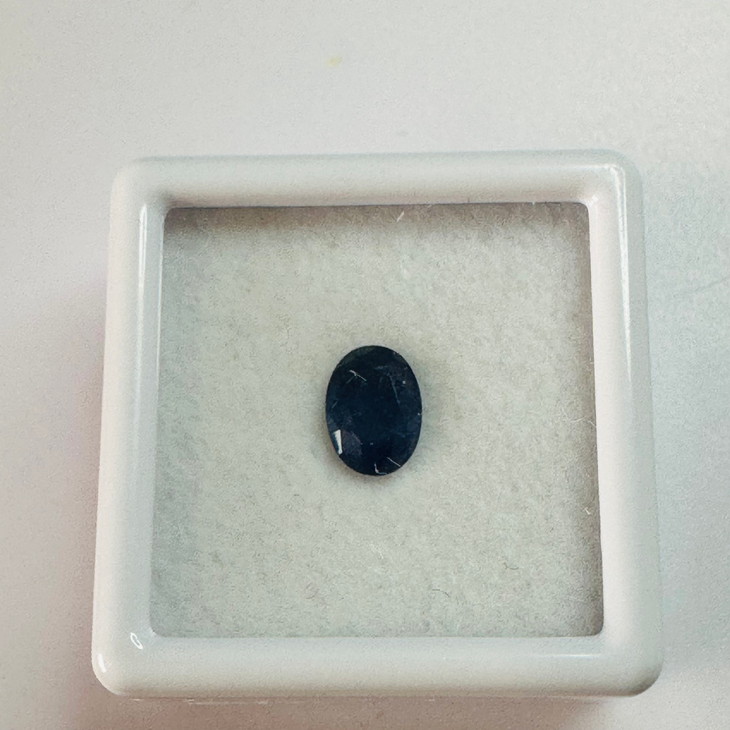 BURMA BLUE SAPPHIRE OVAL 7.1MM X5.1MM 1.20CTS image 1