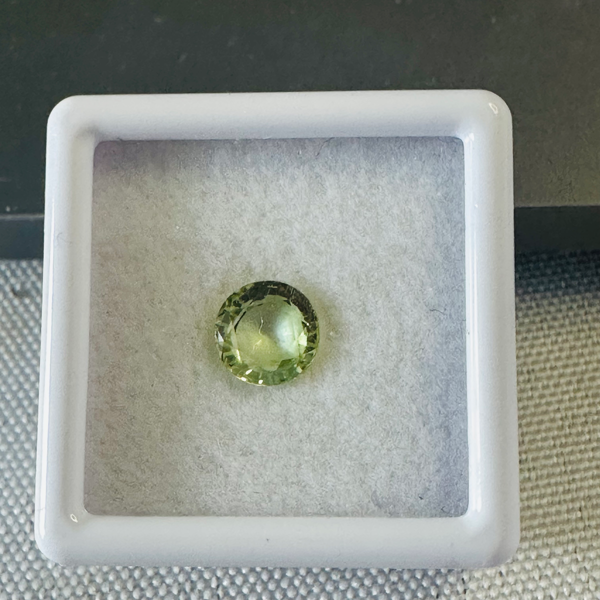 TOURMALINE  GREEN 6.7MM ROUND 1.16CTS image 4