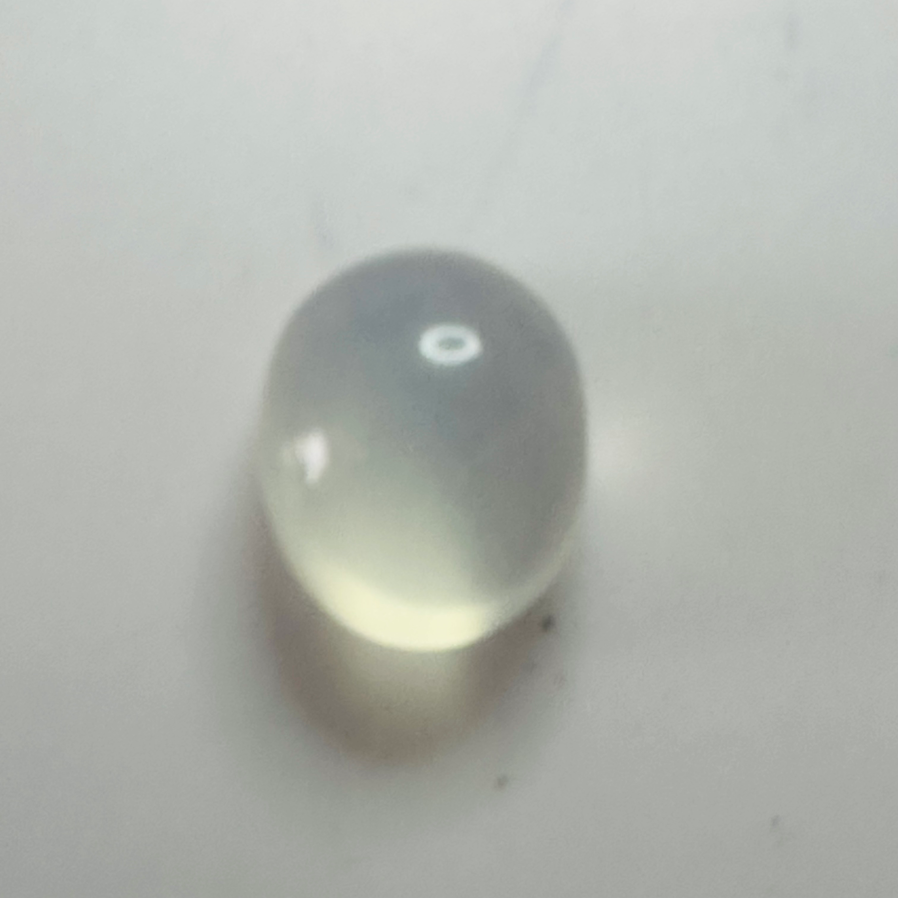 Moonstone  white moon oval 14.4x11.9mm  11.89cts image 7
