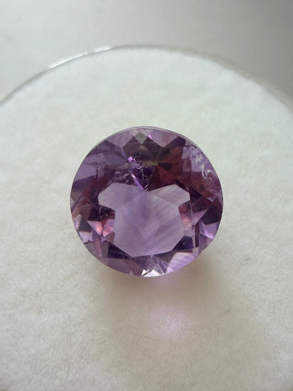 Amethyst Striped Round 8.8mm 2.57ct