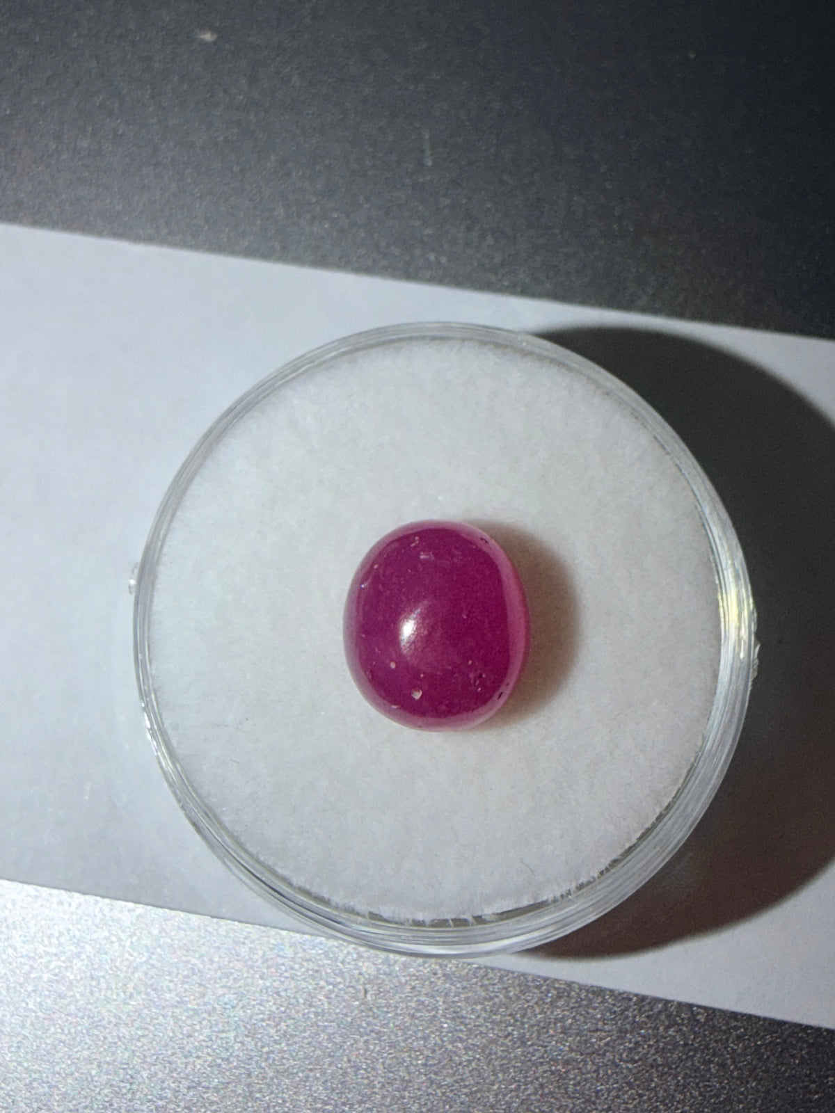 Ruby Oval Cabochon 9.1 × 8.1mm 4.94ct