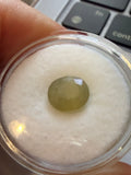 Sapphire Green Oval 8.4 × 7.6mm 2.85ct