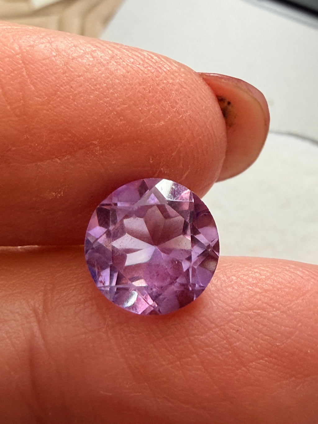 Amethyst Striped Round 8.8mm 2.57ct