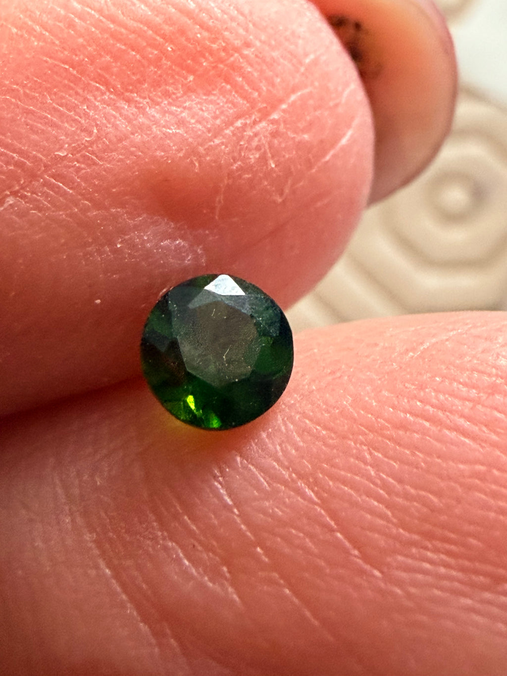 Tourmaline Chrome Round 4.5mm 0.42ct