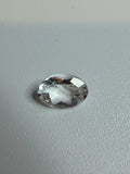 Natural White Topaz | Oval Checkerboard Cut | 6mm x 4mm | Loose Gemstone