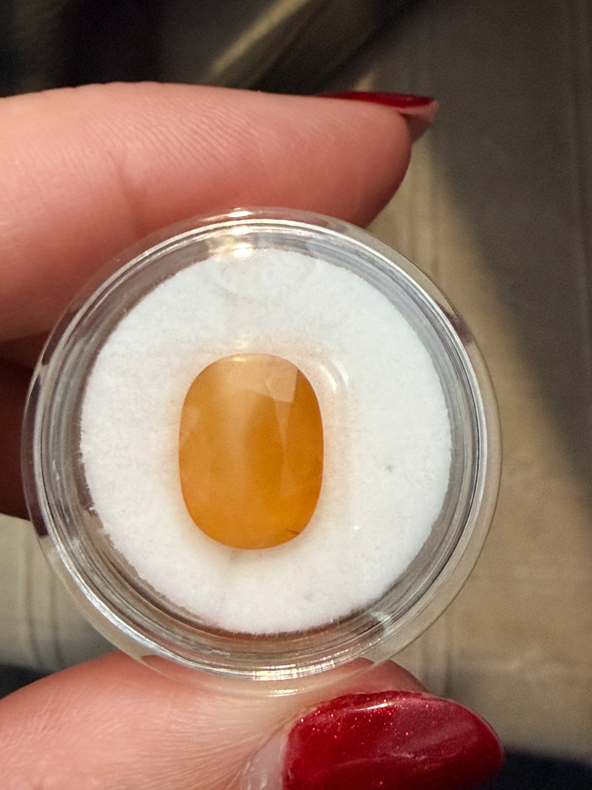 Opal Yellow Fire 12.7 × 9.3mm 3.56ct