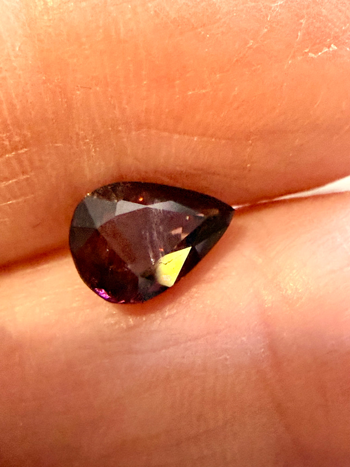 Rubellite Tourmaline Pear 8.8 × 6.1mm 1.46ct