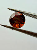 Natural Garnet Hessonite Round 5mm 0.65cts