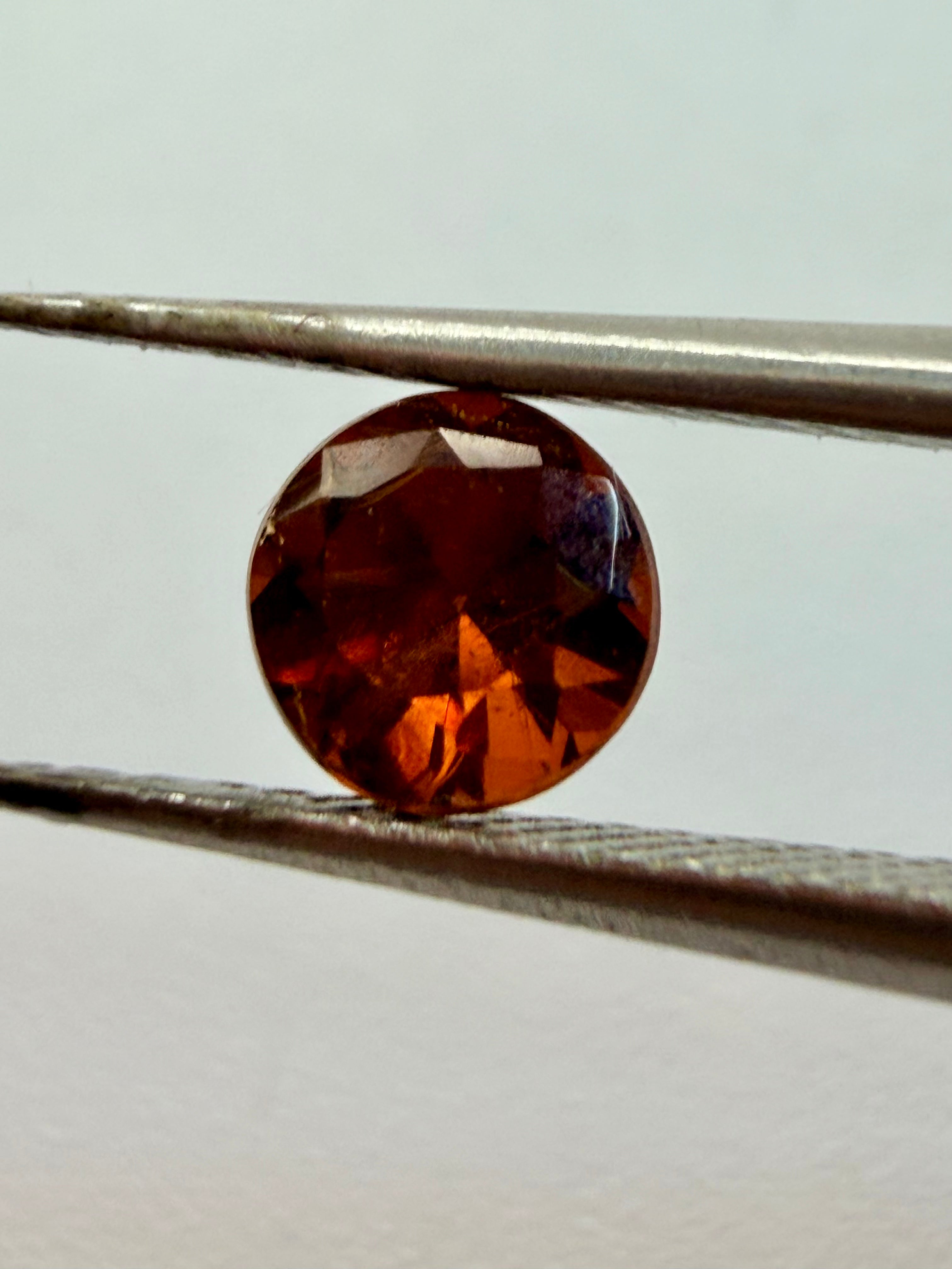 Natural Garnet Hessonite Round 5.2mm 0.67cts