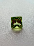 Natural Peridot Square Cut Loose Gemstone | 4.2mm | 0.48ct