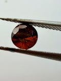 Natural Garnet Hessonite Round 4.8mm 0.63cts