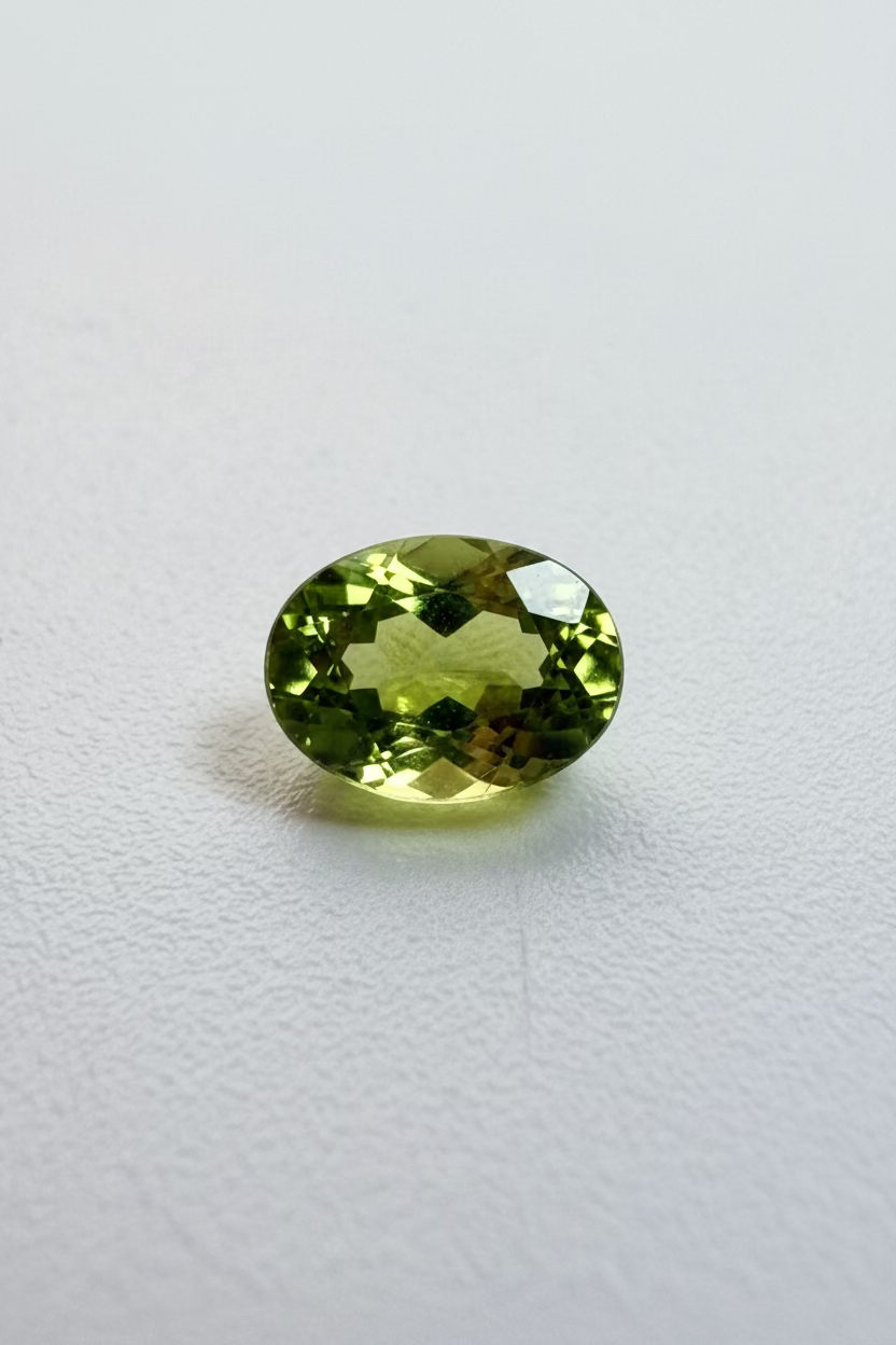Natural Peridot Oval 7x5mm 0.96cts