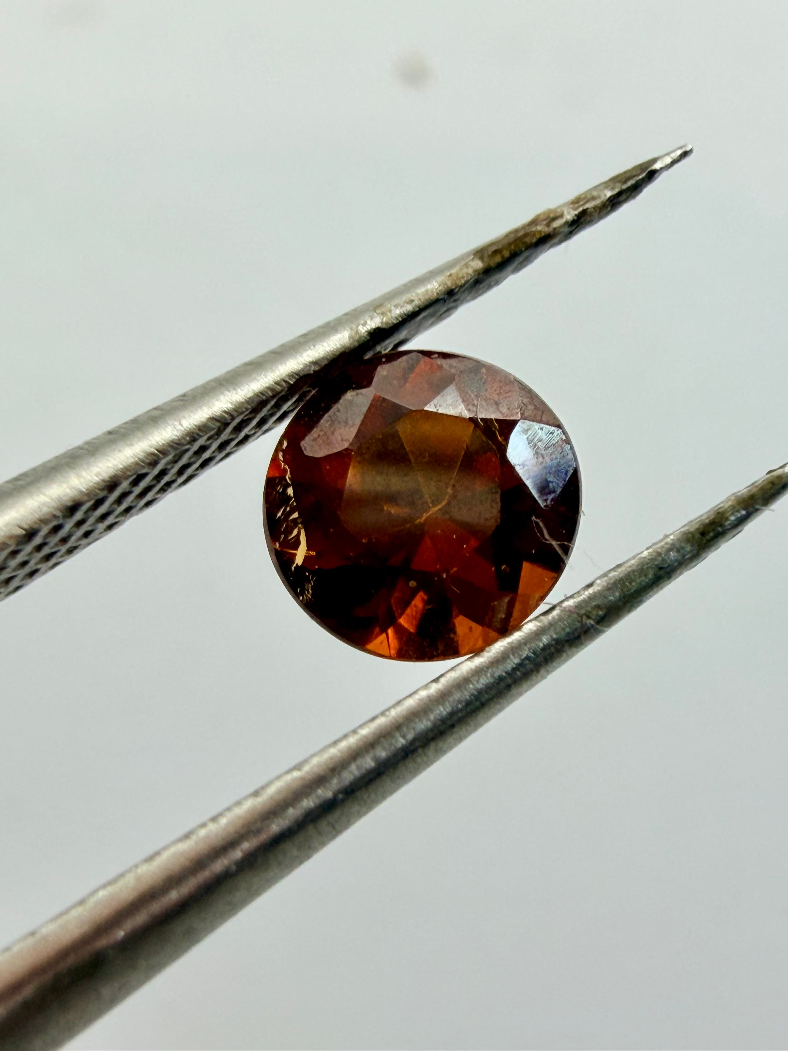 Natural Garnet Hessonite Round 5mm 0.53cts